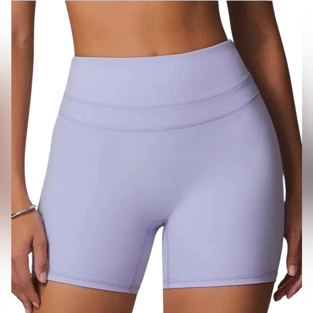 Commense Breathable High Waist Yoga Shorts, Size M